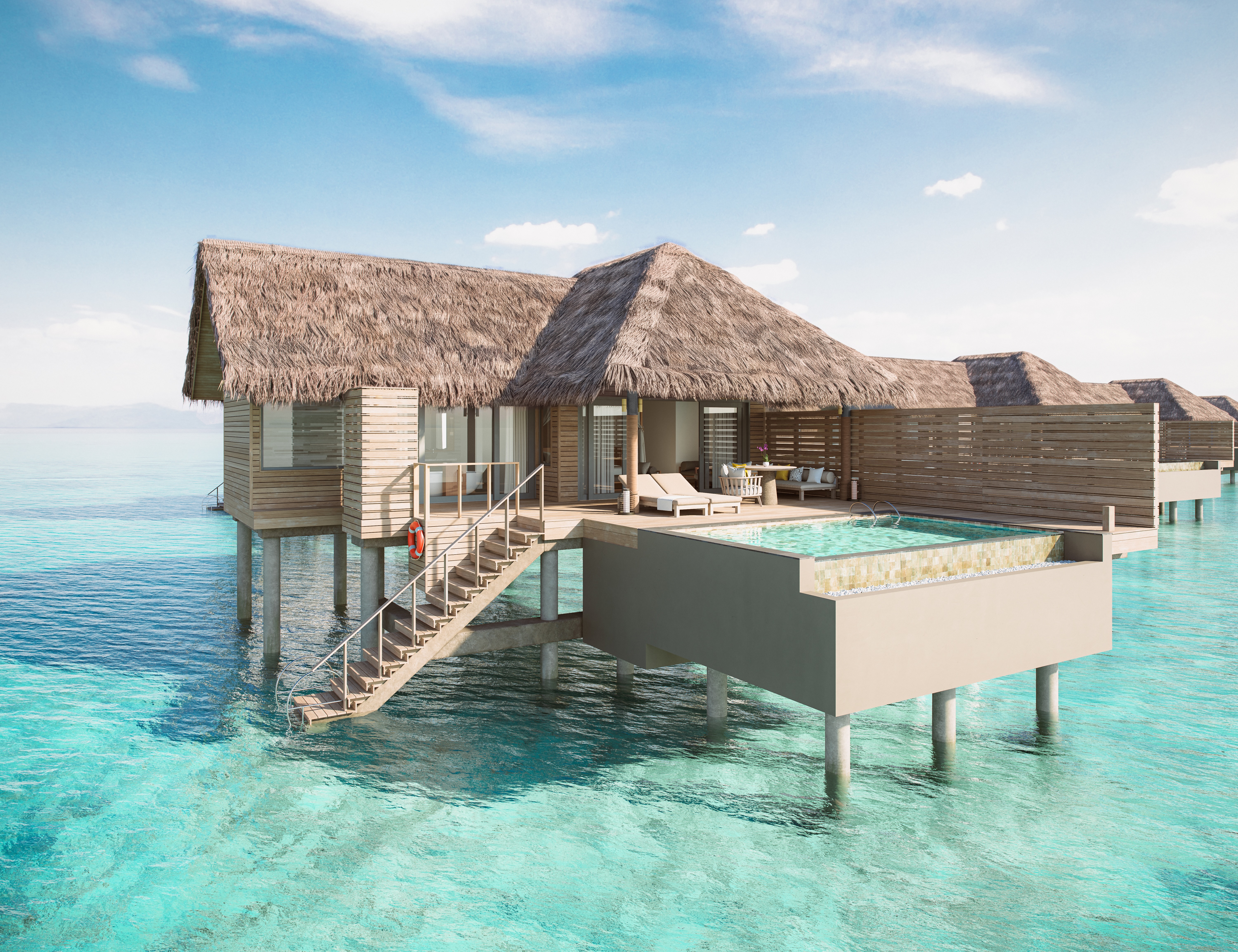 Vakkaru Maldives - Overwater Villa with Pool - Exterior Design